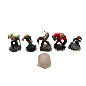 Disney Infinity 2 Marvel Super Heroes Xbox 360 Game + 6‎ Figures Loki Iron Fist